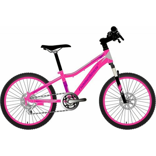 Велосипед 20 Nameless S2200DW DISK 7-ск 2021розовыйсерый 1555000₽