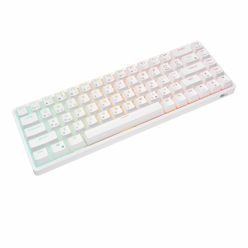 Беспроводная клавиатура Royal Kludge RKG68 RGB Белая (красные свитчи)