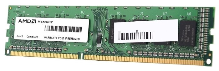 Модуль памяти AMD black DDR3 - 8Гб 1600, DIMM, OEM - фото №13