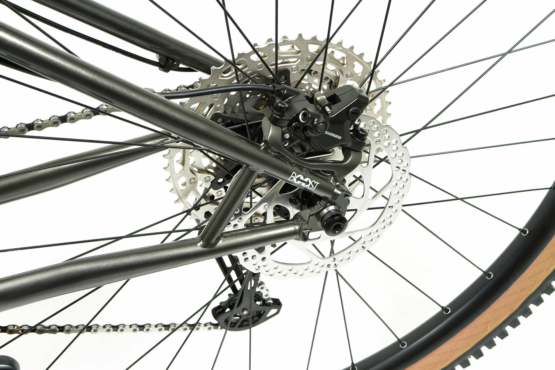Велосипед FORMAT 1322 29 (29" 11 ск. рост. M) 2023, темно-серый/коричневый