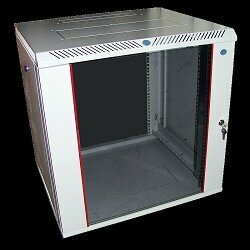 Цмо Шкаф телекоммуникационный настенный разборный 12U 600x520  съемные стенки дверь стекло ШРН-М-12.500 1 коробка