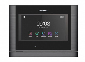 Домофон для квартиры и дома COMMAX CDV-70MF (темное-серебро Black Smog)