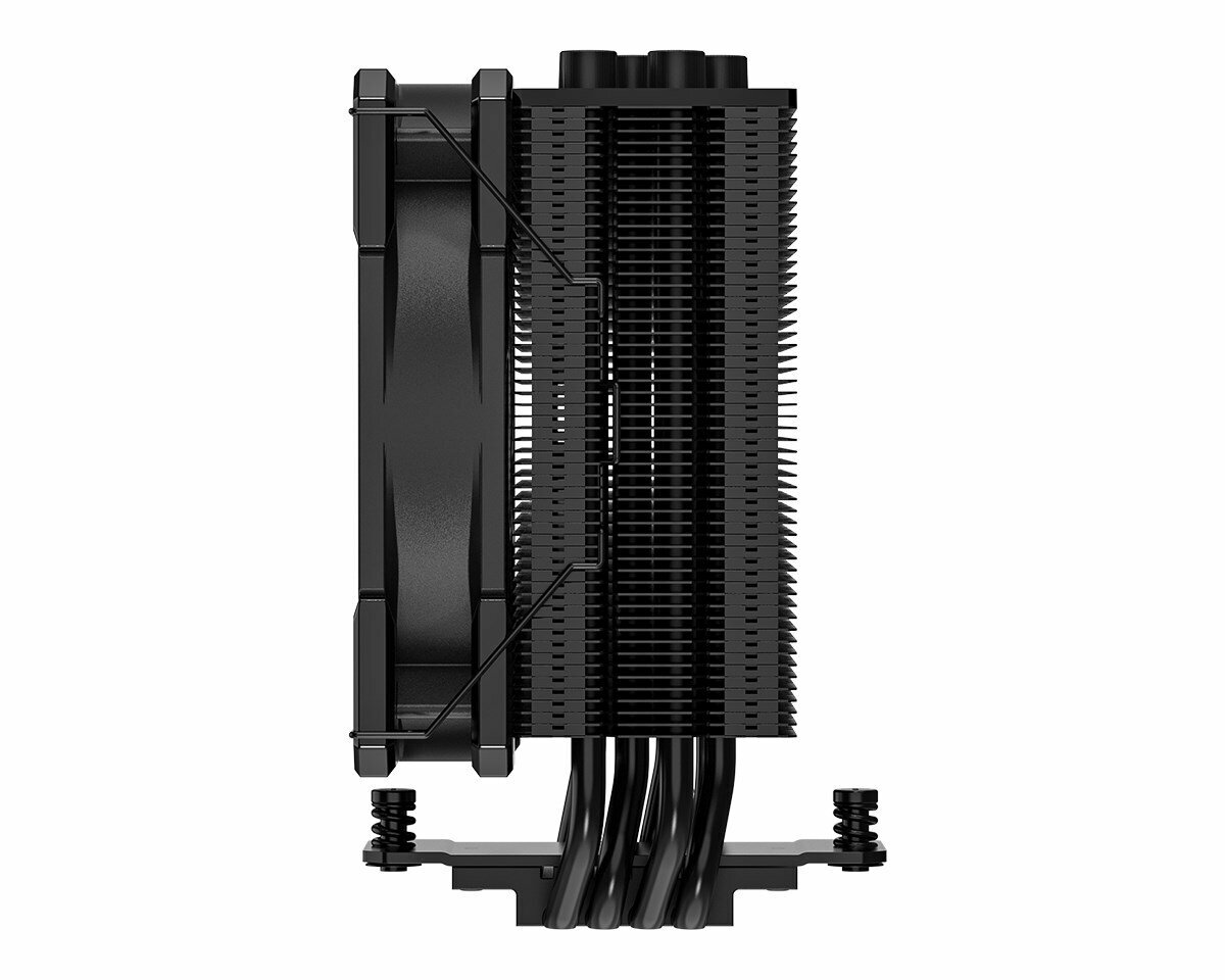 Кулер ID-COOLING SE-224-XTS BLACK (TDP 220W Al-Cu 120mm 600-1500rpm 289dBA 70CFM 4pin PWM) RTL