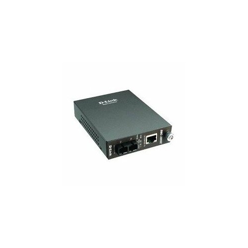 D-Link Сетевое оборудование D-Link DMC-300SC/D8A Медиаконвертер с 1 портом 10/100Base-TX и 1 портом 100Base-FX с разъемом SC для многомодового оптического кабеля (до 2 км)