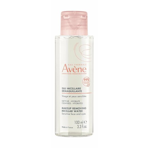 лосьон для снятия макияжа avene мицеллярный лосьон для снятия макияжа makeup removing micellar water Очищающий мицеллярный лосьон для чувствительной кожи лица Avene Makeup Removing Micellar Water 100 мл .