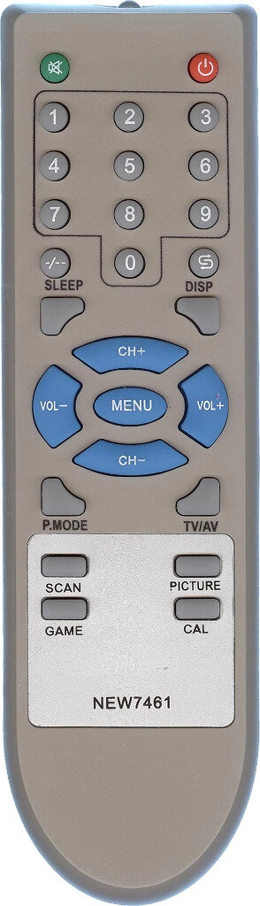 Пульт для телевизора RUBIN (Рубин) NEW7461(37M10) ROLSEN, HYUNDAI, IZUMI, CAMERON