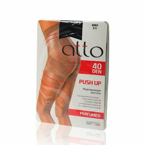 Колготки  ATTO, 40 den, размер 2, черный