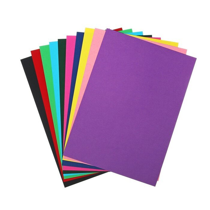 Набор цветного картона BRAUBERG 124745 A4 100 листов - фото №13