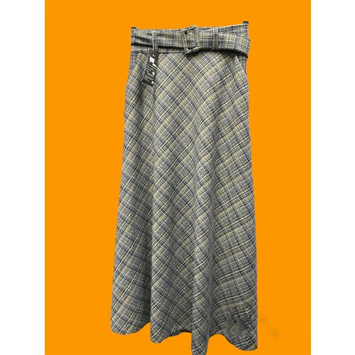 фото Юбка, размер 52, коричневый киргизия