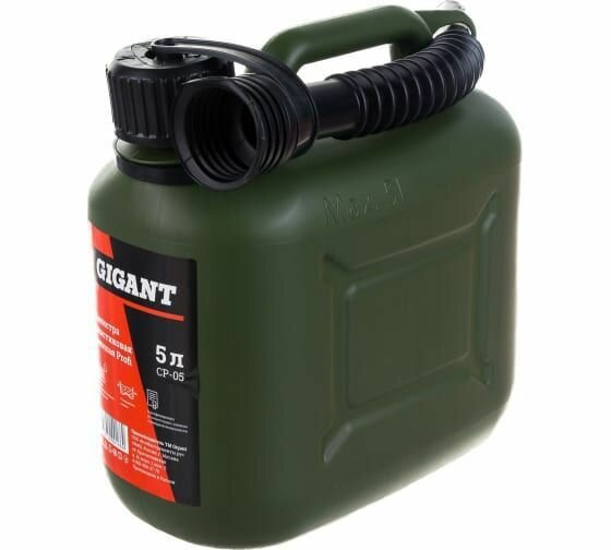 фото Канистра пластиковая зеленая Profi 5 л Gigant CP-05