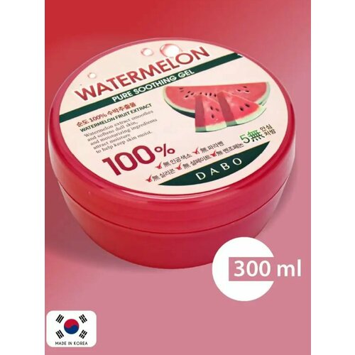 гель для лица и тела с экстрактом арбуза holika holika watermelon 96% soothing gel 390 мл Многофункциональный гель с экстрактом арбуза 300мл