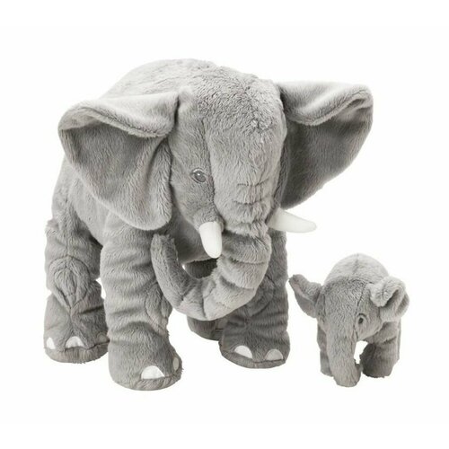 фигура слон со слоненком на деньгах позолота 6 5х10х7см Мягкая игрушка икеа леддьюр Слон со слоненком