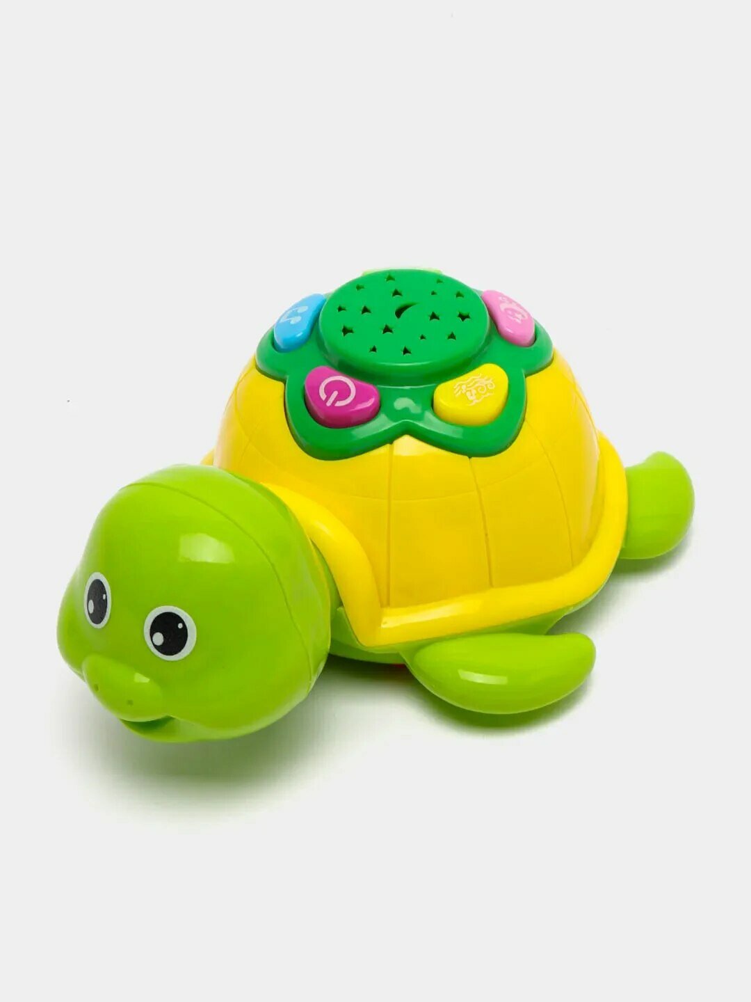 Детская развивающая игрушка "Озорная черепаха с проектором", (зеленая) под блистером, свет, звук, PLAY SMART 7692