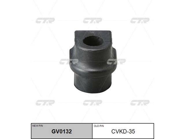 Втулка стабилизатора переднего d=16mm CHEVROLET AVEO II T250/T255 (2005-2016) / GV0132 CTR CVKD-35