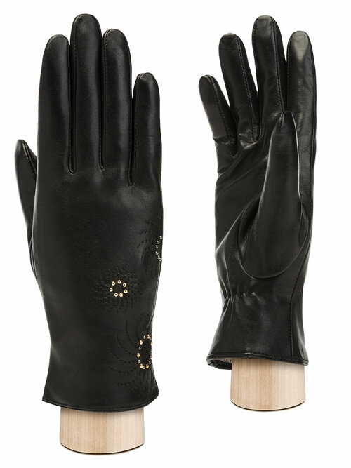 Перчатки ELEGANZZA, размер 6.5, черный