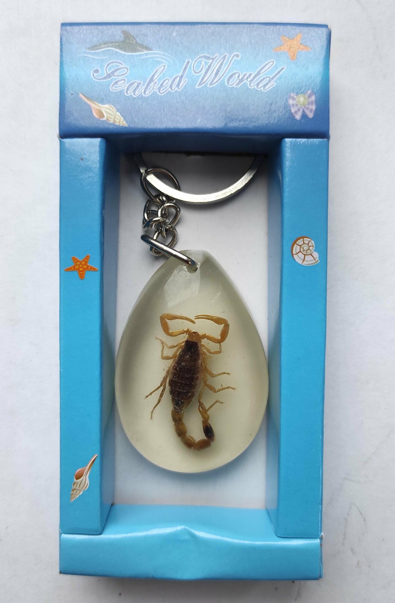 Брелок, 2 шт., бесцветный — фото 1