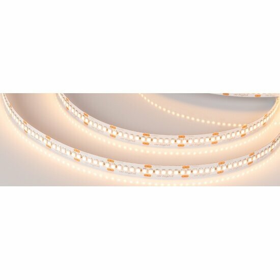 Светодиодная лента Arlight 19,2W/m 240LED/m 2835SMD теплый белый 5M - фото №5