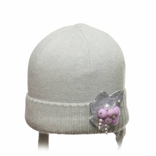 фото Шапка бини андерсен, размер 48-50, серый