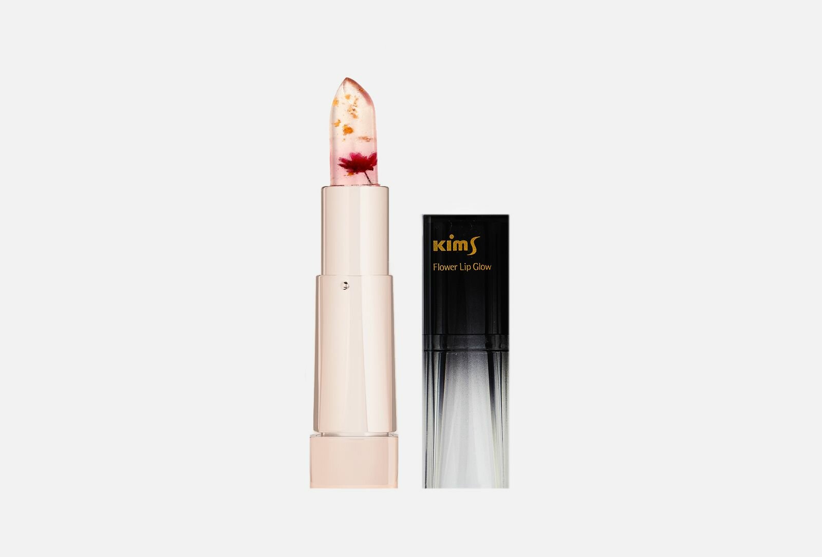 KIMS Помада-бальзам для губ / Flower Lip Glow Crystal Red 3,3 г - фото №6