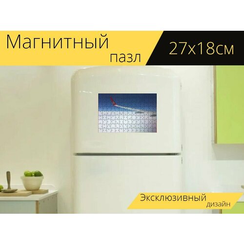 Магнитный пазл Турецкие авиалинии, турция, турецкий на холодильник 27 x 18 см.