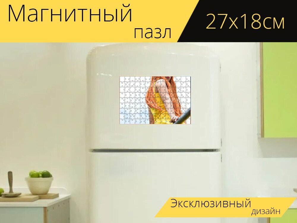 Магнитный пазл "Косплей, аниме, манга" на холодильник 27 x 18 см.