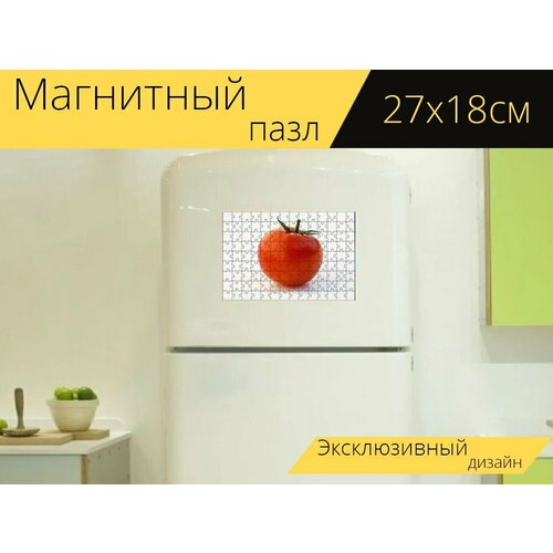 Магнитный пазл Помидор, фруктовый, овощи на холодильник 27 x 18 см. магнитный пазл овощи помидор цветная капуста на холодильник 27 x 18 см
