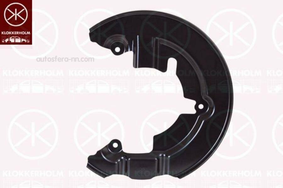 KLOKKERHOLM 2536378 Кожух тормозного диска передн прав FORD - Focus III 04.11-, FORD: C-MAX (II), 10-17