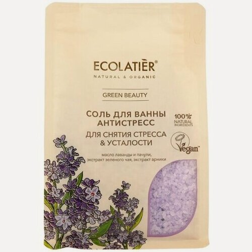 Изображение товара Соль для ванн Ecolatier Green Антистресс для снятия стресса и усталости 600 г