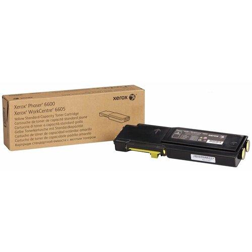 картридж для xerox phaser 6600 wc6605 toner cartr кр 106r02234 6k compatible Тонер-картридж для Xerox Phaser 6600, WC6605 (106R02235) yellow 6K (ELP Imaging®)