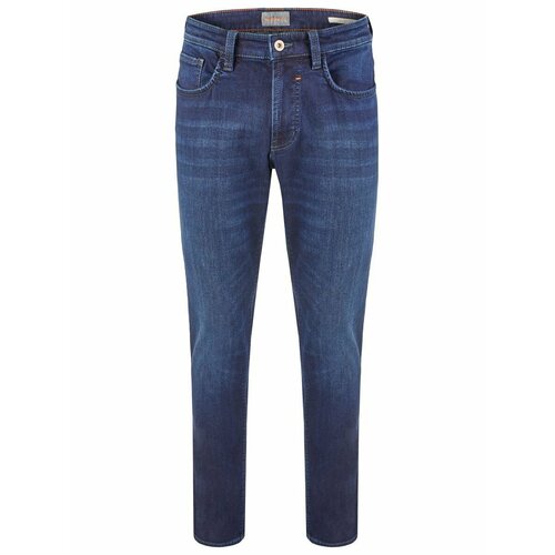 Джинсы зауженные Hattric, размер 32/30, синий джинсы зауженные levi s размер 30 32 синий