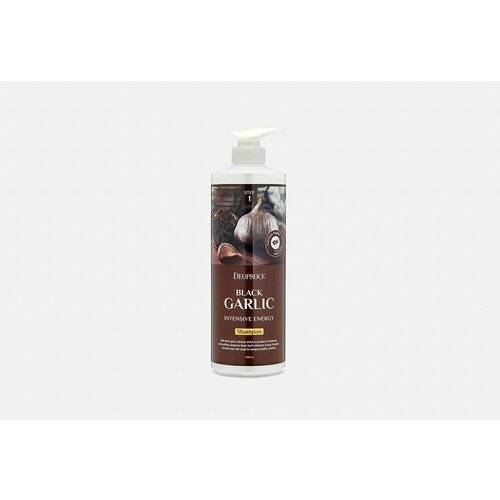 Тонизирующий шампунь для волос SHAMPOO - BLACK GARLIC INTENSIVE ENERGY farmstay black garlic nourishing shampoo