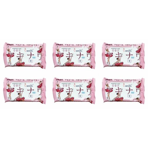 Akinawa Салфетки влажные Универсальные, 15 шт, 6 уп.