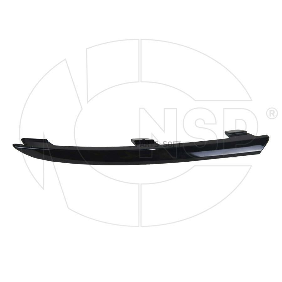 NSP NSP086RF853841 Молдинг бампера заднего левый VOLKSWAGEN Polo V sedan (15-20) (черный)