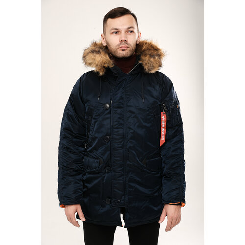 фото Куртка alpha industries, размер 2xl, синий