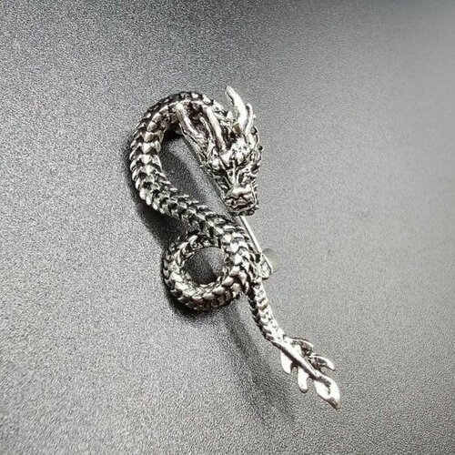 Брошь, коричневый