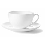 Чашка чайно-кофейная с блюдцем Dibbern Белый декор 250 мл - изображение