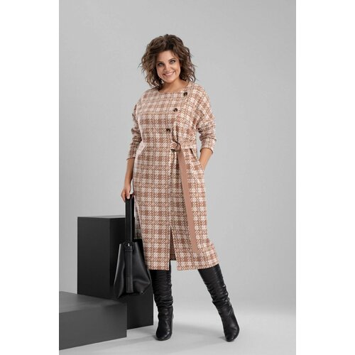 фото Платье размер 54, бежевый нет бренда