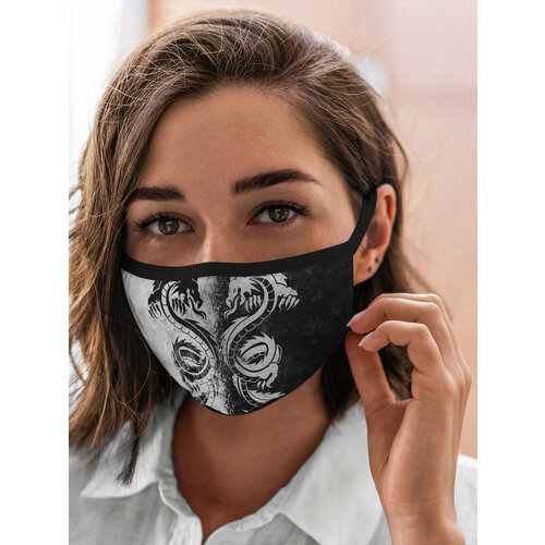 Маска многоразовая защитная Популярные иллюстрации Драконы DRAGONS 468₽