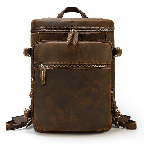 фото Рюкзак планшет biaggio bp-0058chk, фактура матовая, коричневый camelbags