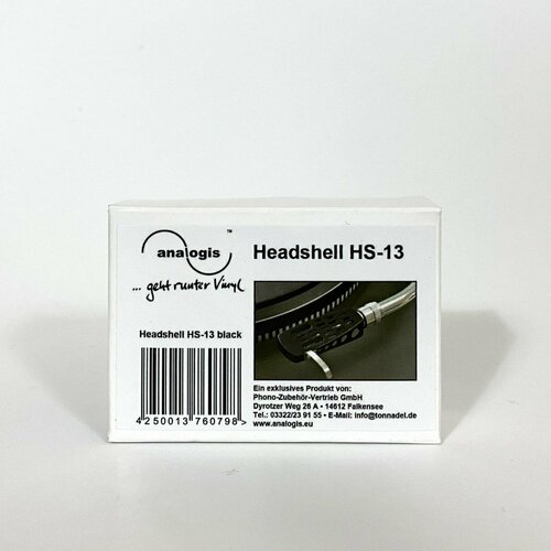 Warner Шелл Analogis Headshell HS-13 черный