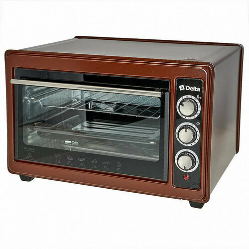 Мини-печь DELTA D-0123 коричневая 584000₽
