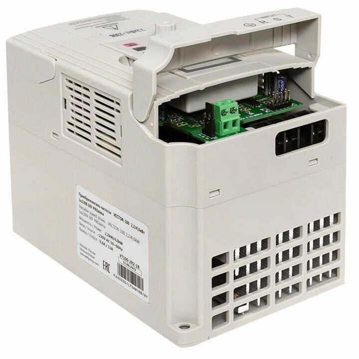 VT100-2R2-3B Преобразователь частоты 2.2/4кВт 3х400В VECTOR-100 PROxima EKF - фото №4