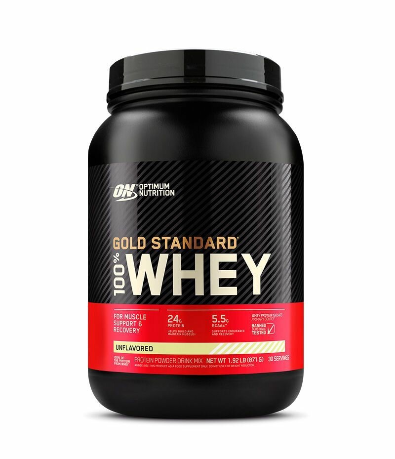 Протеин сывороточный для набора мышечной массы Optimum Nutrition 100% Whey Gold Standard, 907 г, вкус: французский ванильный крем