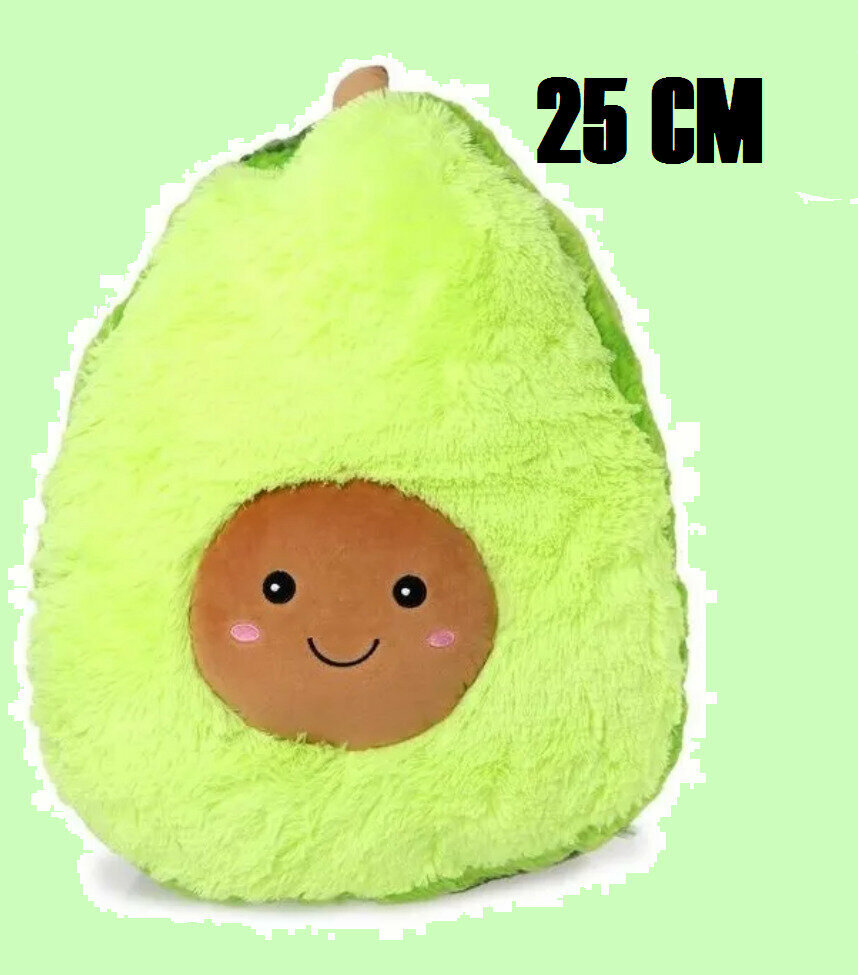 Мягкая игрушка Авокадо 25 см/ плюшевый Avocado/ подушка антистресс/ тренд 2022