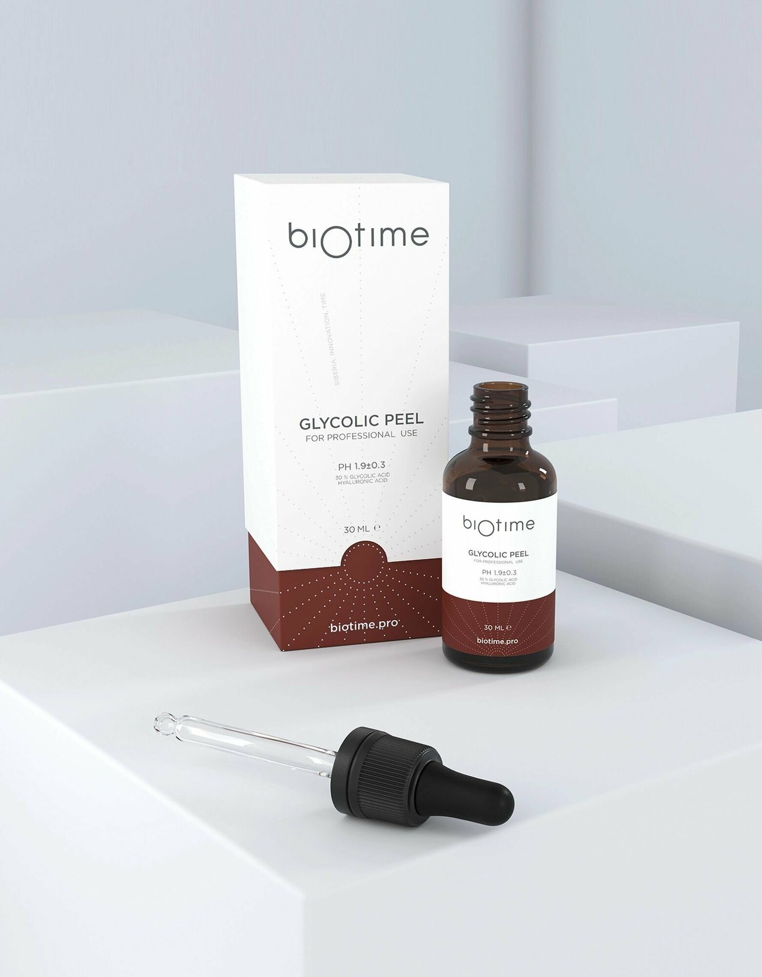 BiOtime Glycolic Peel Гликолевый гелевый пилинг, 30 мл.