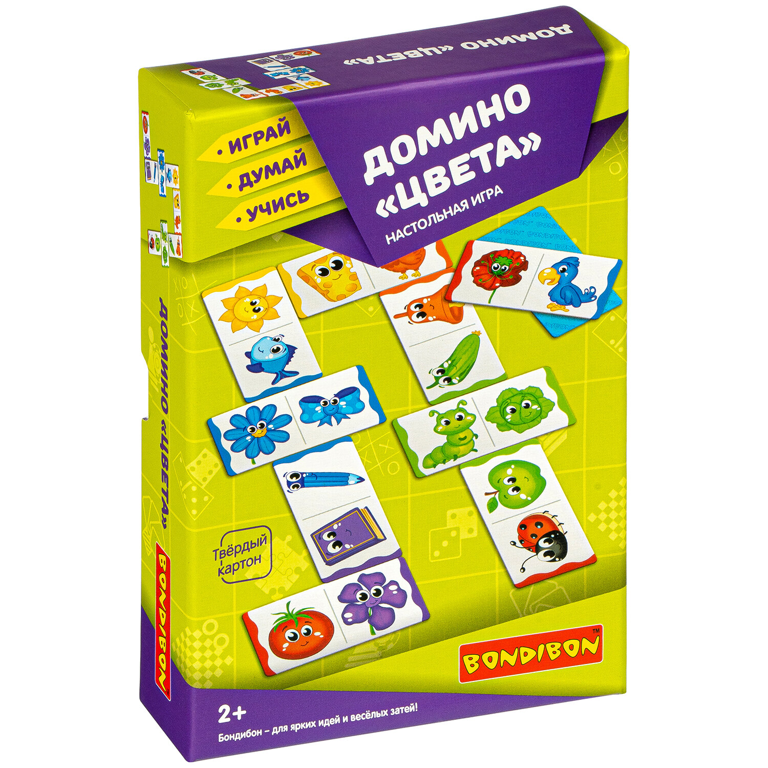 Домино "Цвета"- настольная игра (ВВ3901) Bondibon - фото №12