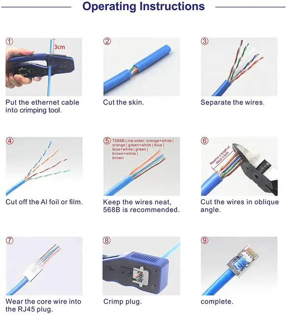 Коннектор RJ45 для витой пары CAT5E.50 штук. сквозной — фото 1