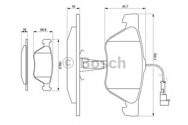 Тормозные колодки Bosch - фото №10