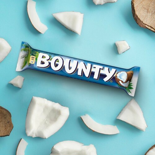 Шоколадные батончики Bounty, 10 шт по 55 г / Кокос, шоколад