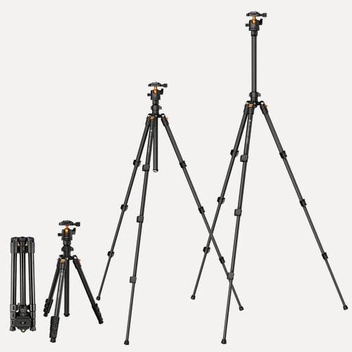 Изображение товара Легкий штатив трипод для камеры с держателем для телефона K&F Concept KF09.101v1(K234A0+BH-28L)